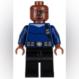 Lego Marvel Superhero Nick Fury Minifigure
